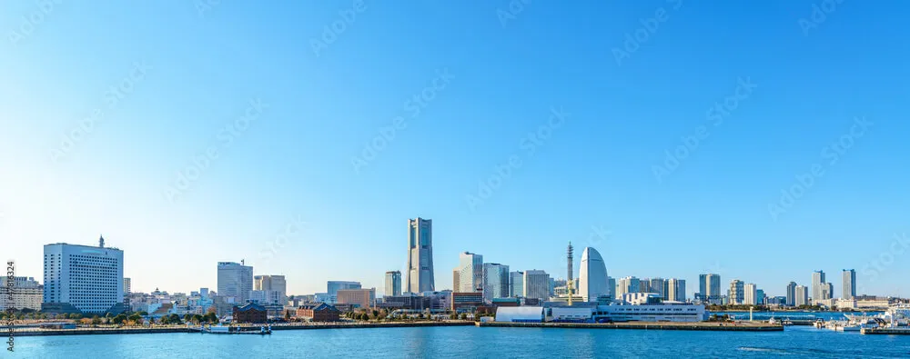 沿岸の街並み